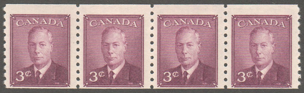 Canada Scott 296 MNH F Strip - Click Image to Close